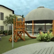 Projeto da nova escola municipal na Engenhoca, em Niterói