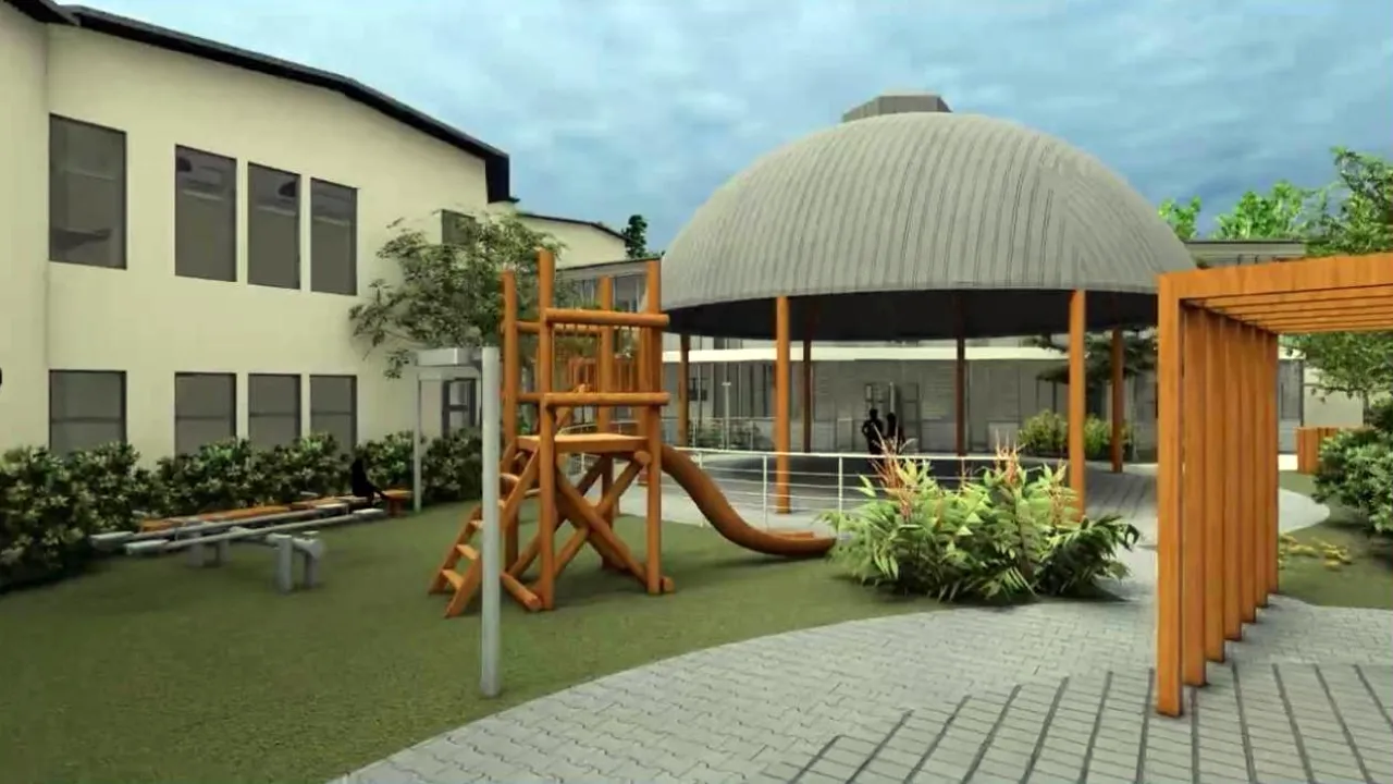 Projeto da nova escola municipal na Engenhoca, em Niterói