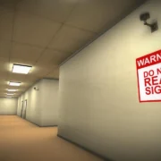 Imagem de divulgação de No exceptions, jogo de terror ambientado em prédio com regras de sobrevivência.
