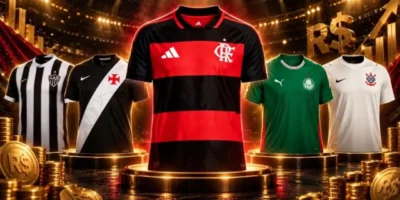 Camisas de Flamengo, Vasco, Fluminense e Botafogo na temporada de 2026