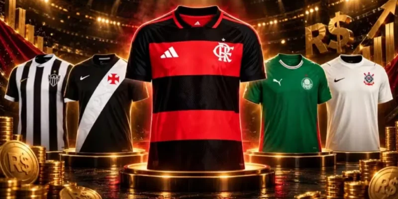 Camisas de Flamengo, Vasco, Fluminense e Botafogo na temporada de 2026