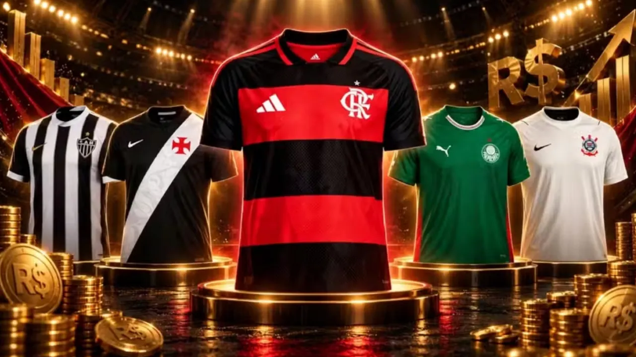 Camisas de Flamengo, Vasco, Fluminense e Botafogo na temporada de 2026