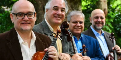 Quarteto Atlas durante apresentação de música de câmara