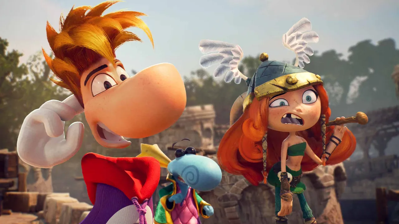Rayman e personagens de Rayman Legends Retold