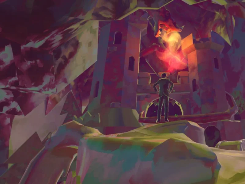 Ambiente de memória fragmentada no jogo de realidade virtual Remembrance