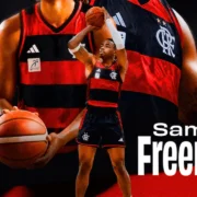Sam Freeman, novo pivô do Flamengo para a temporada de basquete 2026/2027