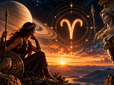 Saturno e Pallas em Áries representam estratégia, disciplina, inteligência prática e revisão de decisões