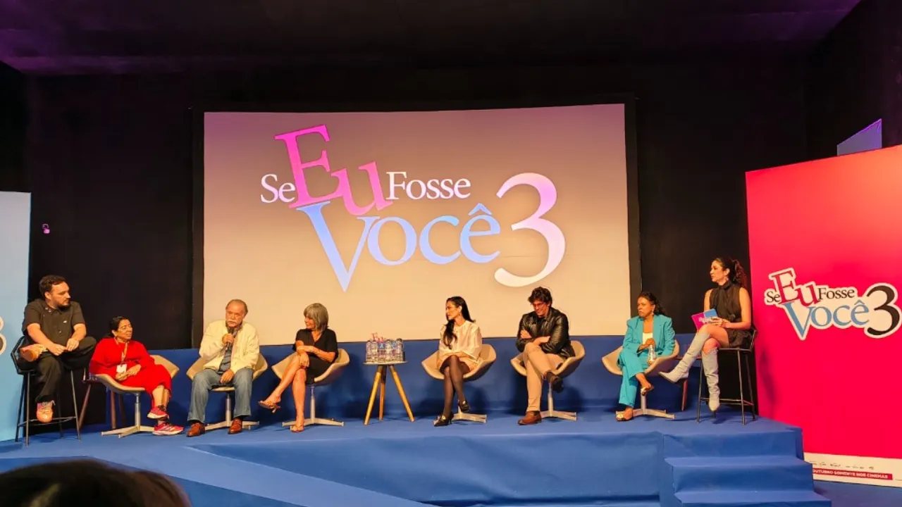 Coletiva de imprensa de Se Eu Fosse Você 3 no Festival do Rio Coletiva de imprensa de Se Eu Fosse Você 3 no Festival do Rio