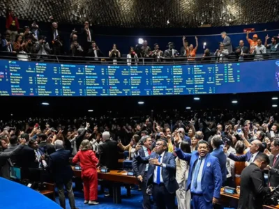 Plenário do Senado durante votação da PEC que acaba com a escala 6x1