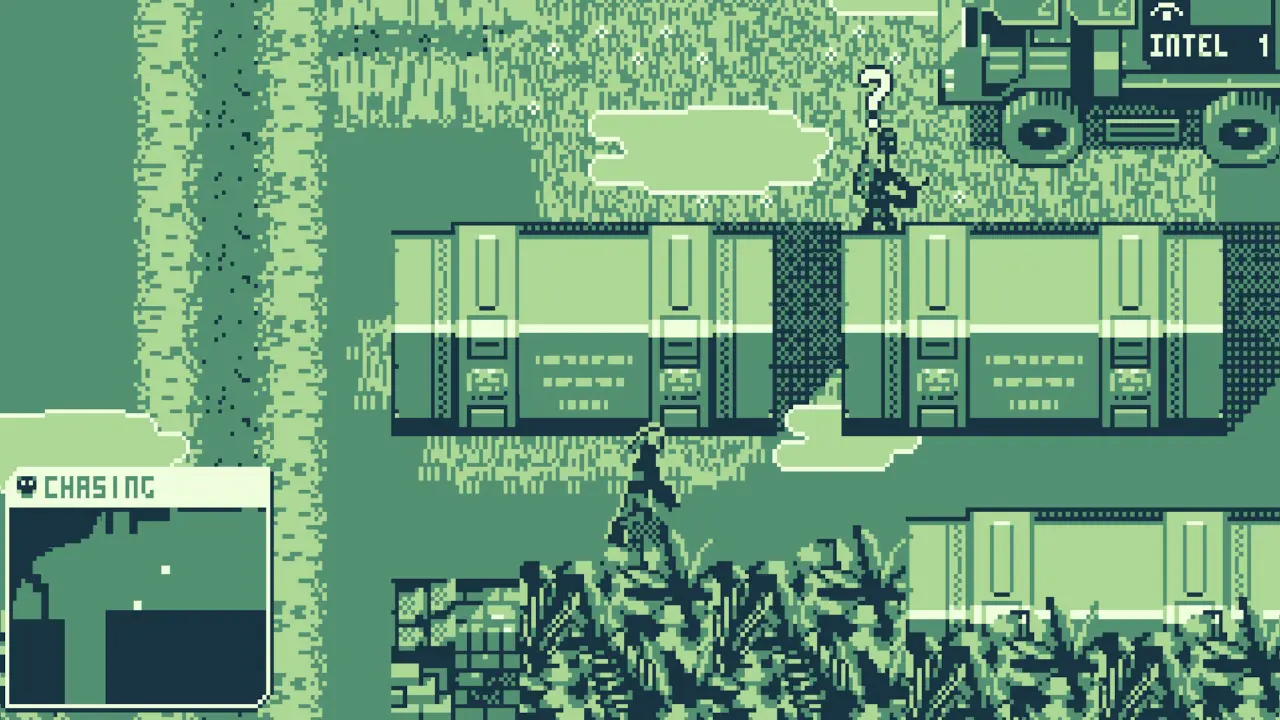Agente Ripley participa de missão de infiltração em Spy Drops Gaiden, jogo de espionagem com gráficos retrô em 2D.