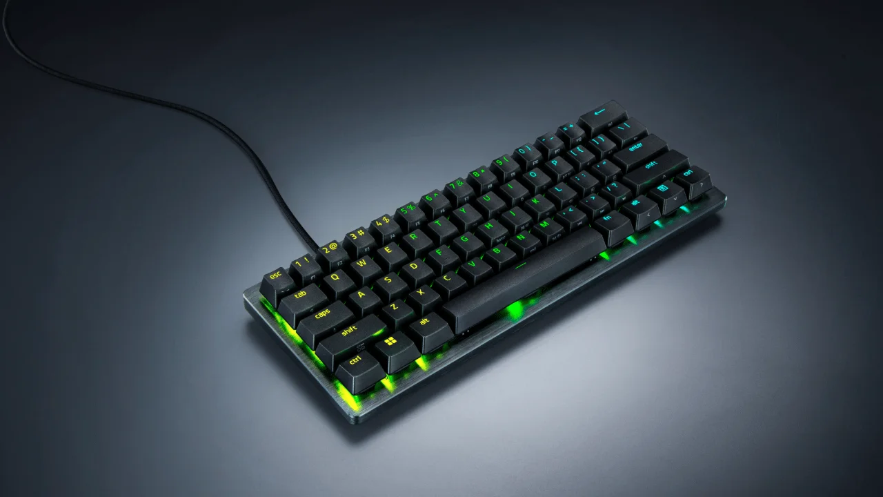 Teclado gamer Razer Huntsman V3 Pro Mini 8KHz em formato 60%