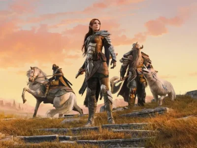 Arte promocional de The Elder Scrolls Online: Echoes of Skyrim, segunda temporada do RPG online da Bethesda.