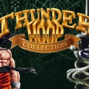 Dois jogadores enfrentam mutantes em TH Strikes Back na Thunder Hoop Collection