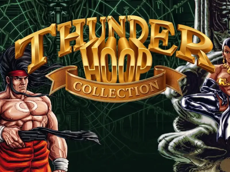 Dois jogadores enfrentam mutantes em TH Strikes Back na Thunder Hoop Collection