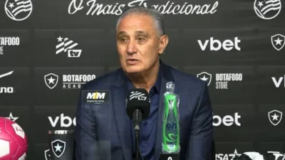 Tite analisa derrota do Botafogo para o Vasco no Campeonato Brasileiro
