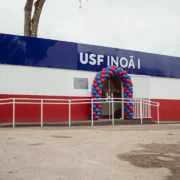 Unidade de Saúde da Família Inoã 1 após reforma em Maricá