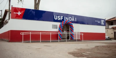 Unidade de Saúde da Família Inoã 1 após reforma em Maricá