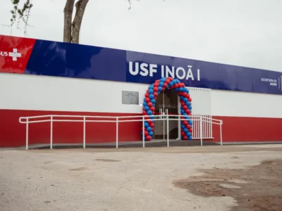 Unidade de Saúde da Família Inoã 1 após reforma em Maricá