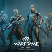 Seis Warframes reunidos no modo Vínculo Glacial de Warframe